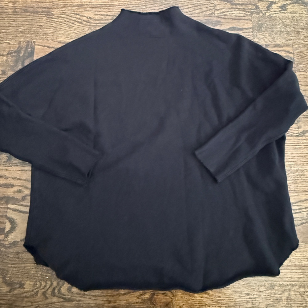 New $228 Frank & Eileen EFFIE Long-Sleeve Funnel Neck Capelet - Picture 5 of 11
